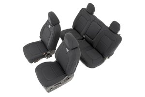 GMC Canyon Seat Covers - Front Bucket | Rear Bench - Rough Country - Neoprene - '15-'22